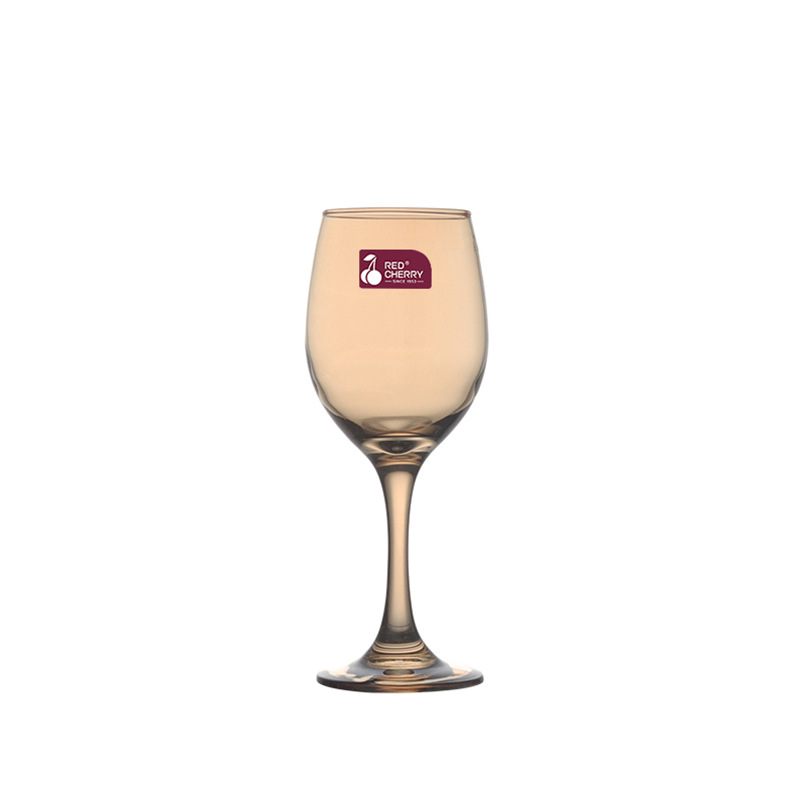 Wholesale of hotel household electroplated wine glasses, crystal glass wine glasses, commercial champagne glasses for hotels Item Picture