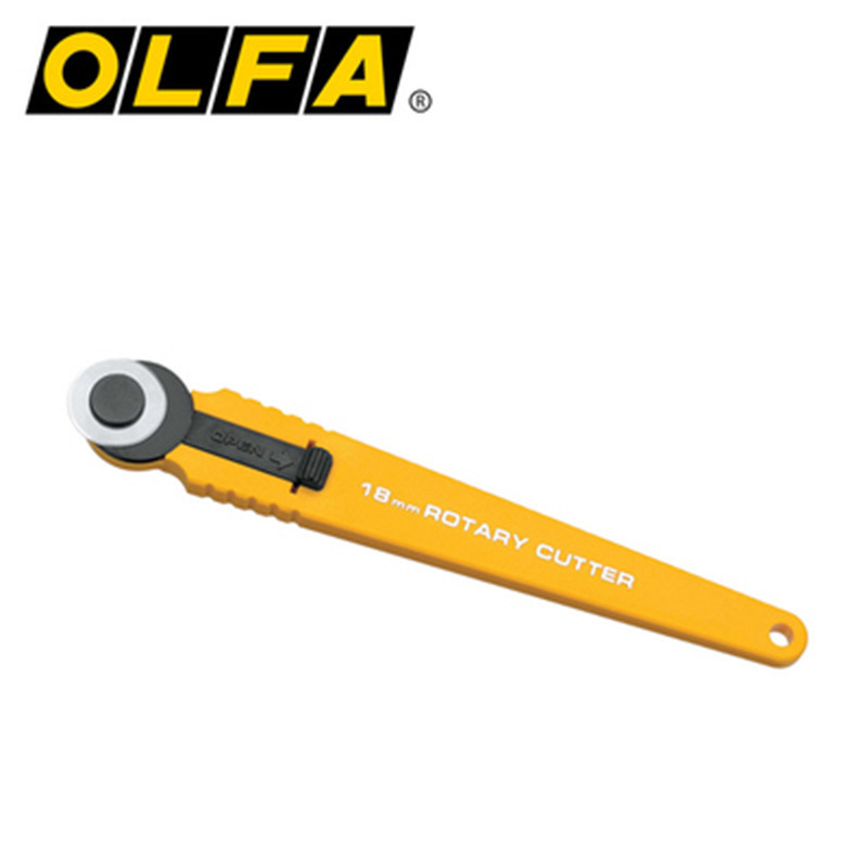 Japanese OLFA ultra-small rotary fabric cutting (splicing) knife, rotary knife RTY-4, circular blade 18mm/RB18-2 Specification drawing