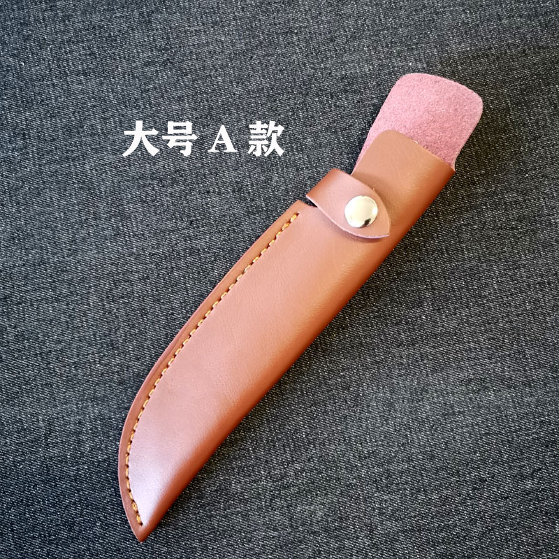 Leather knife covers, cowhide knife covers, universal outdoor self-defense knife sheaths, anti-cut leather knife covers, knife boots with belt buckles, knife pants undefined