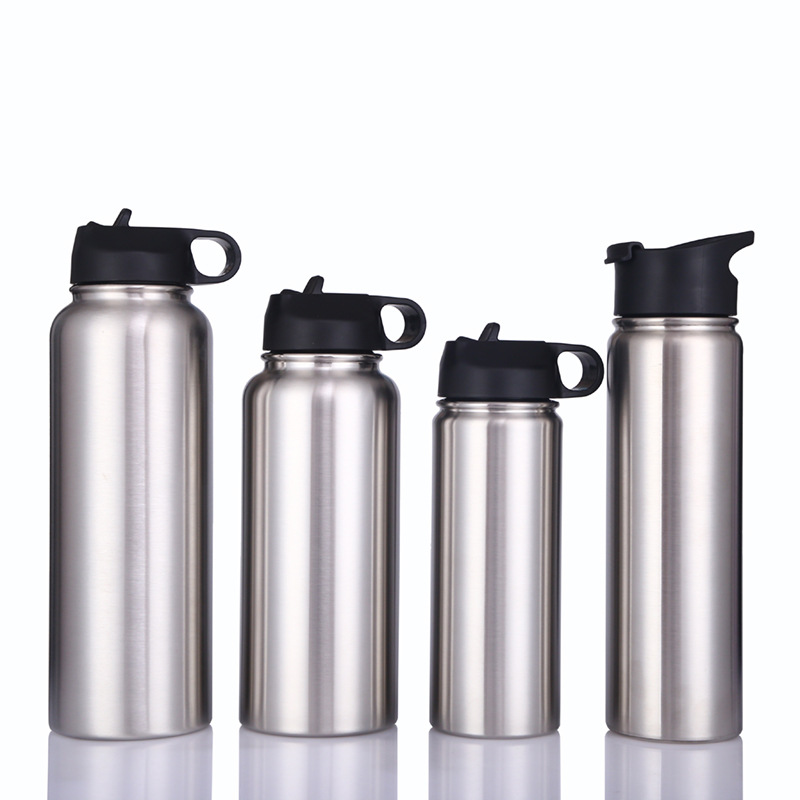 Portable outdoor hand-held space kettle, double-layer vacuum insulated cup, stainless steel sports water kettle, large-capacity car kettle details Picture