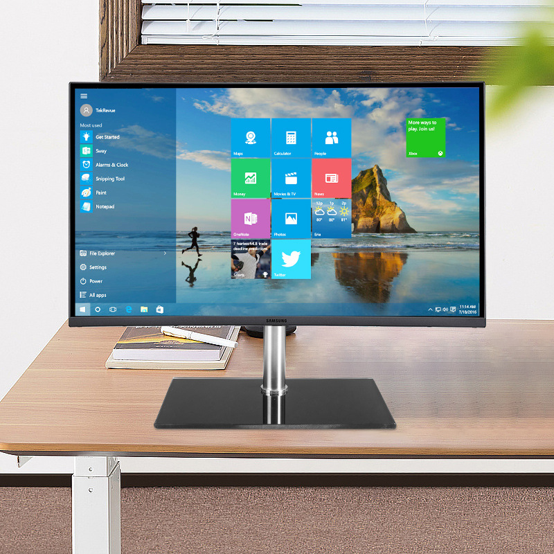 14-27 inch monitor stand, desktop stand, multi-functional computer monitor stand, display screen base details Picture