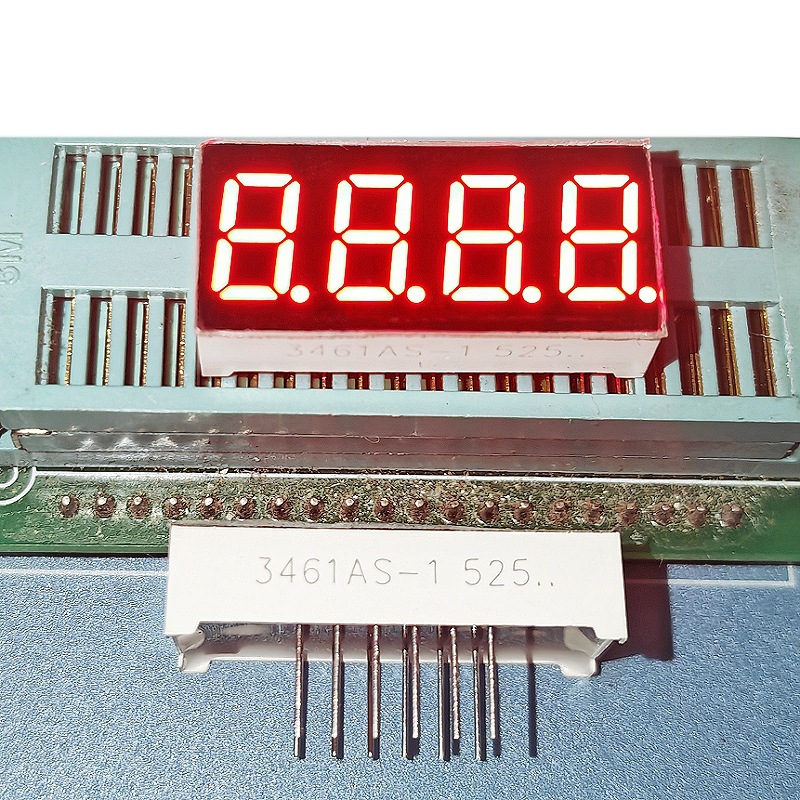Factory direct supply of 0.36-inch 4-digit LED digital tubes 3461AS common cathode 3461BS common cathode high-brightness red light full figure