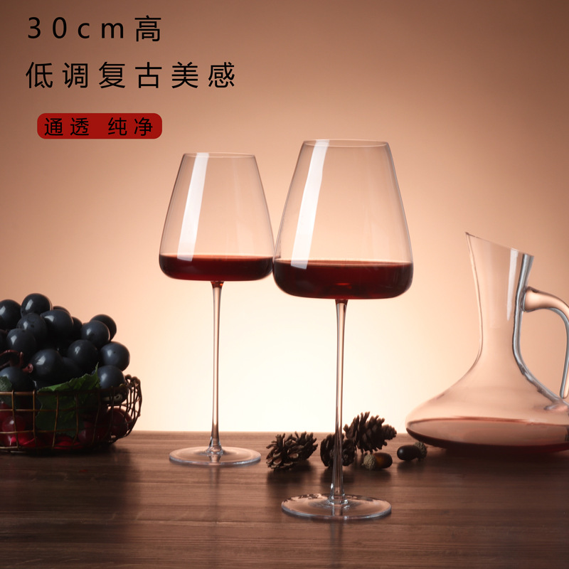 High-quality crystal glass wine glasses, wine glasses, highball glasses, high-end light luxury wine glasses, and simple household wine glasses details Picture