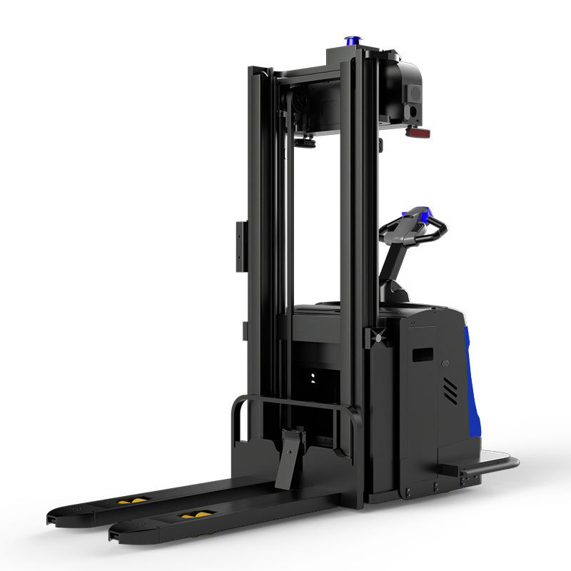 Fully automatic warehousing and logistics pallet handling, unmanned forklift, intelligent handling and palletizing, heavy-duty stacking robot AGV Specification drawing