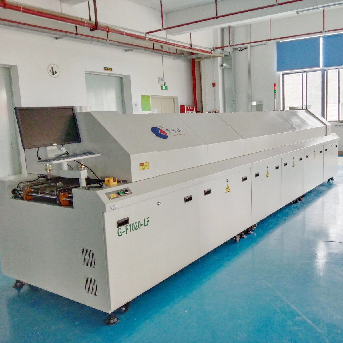 In-stock 8-zone reflow soldering, 10-zone reflow soldering heat sink, electronic semiconductor precision soldering reflow soldering furnace details Picture