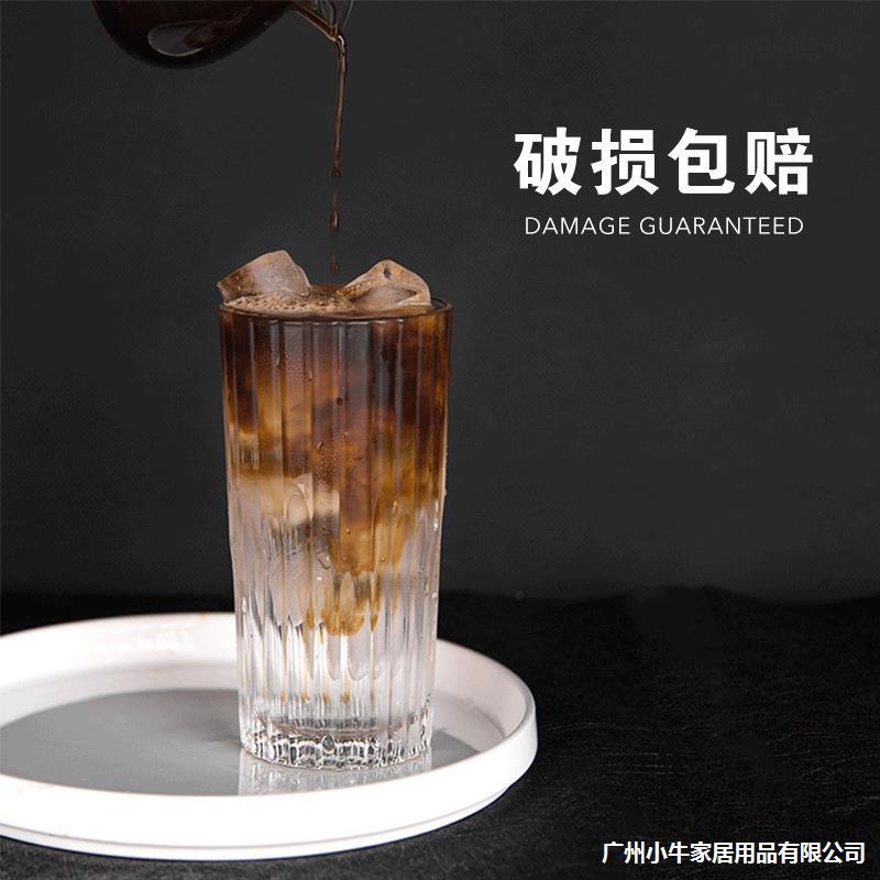 Restaurant iced latte coffee cups, American whisky cups, home vintage glass cups, cafe cups, beer glasses Specification drawing