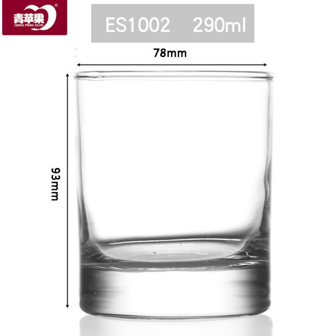 Creative transparent glass cups, beer mugs, restaurant bars, KTV whisky glasses, foreign wine glasses, thick-bottomed water glasses, beverages Item Picture