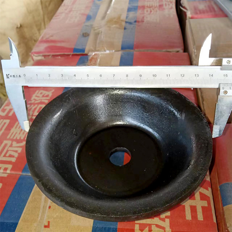 Wholesale stacked foot cups: Opening diameter 150, top 70, height 42, thickness 3mm, round foot cups Specification drawing