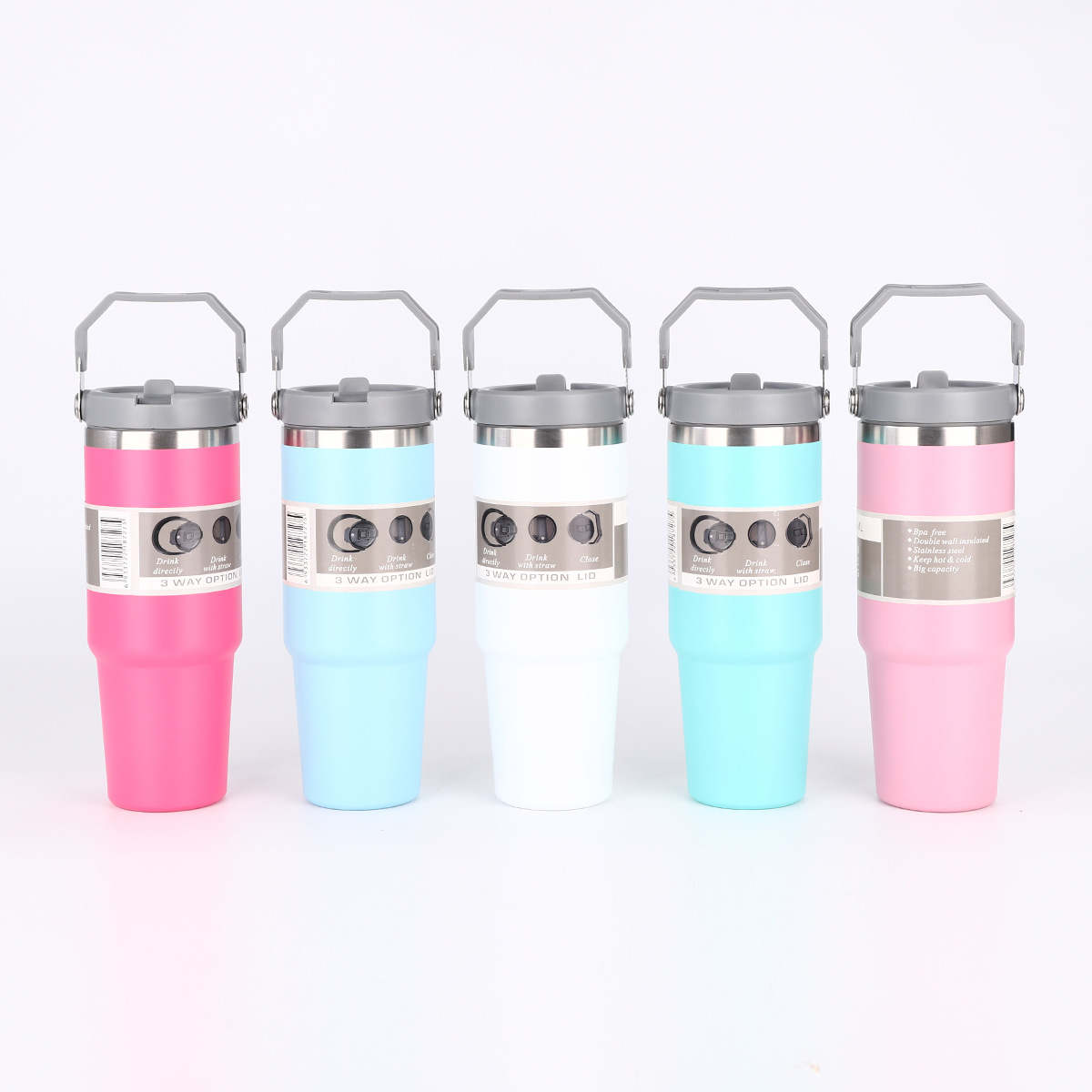A large quantity of 30oz portable car cups, 304 stainless steel vacuum insulated cups and large-capacity cold preservation ice cups are in stock Item Picture