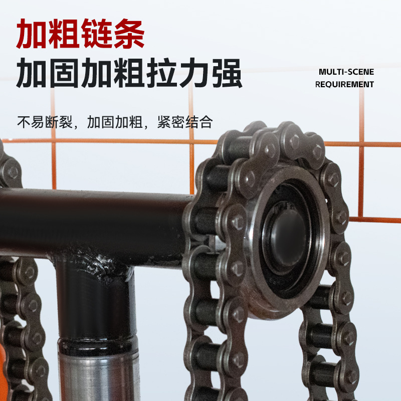 Cross-border wholesale manual forklifts, 1-ton and 2-ton lifting and lowering hydraulic vehicles, loading and unloading handling vehicles, small electric stackers Application Scenario