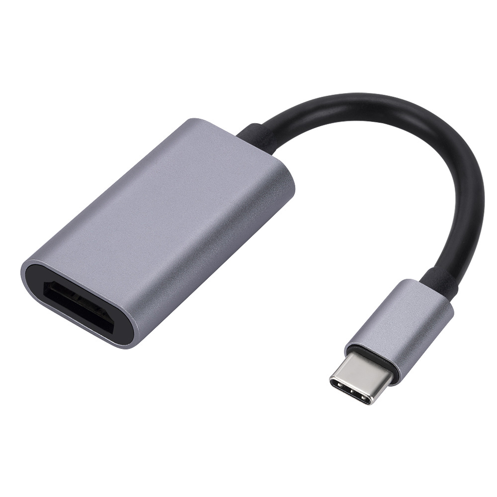 Aluminum alloy type-c to hdmi adapter cable 4K high-definition projection mobile phone and laptop to large screen converter Item Picture