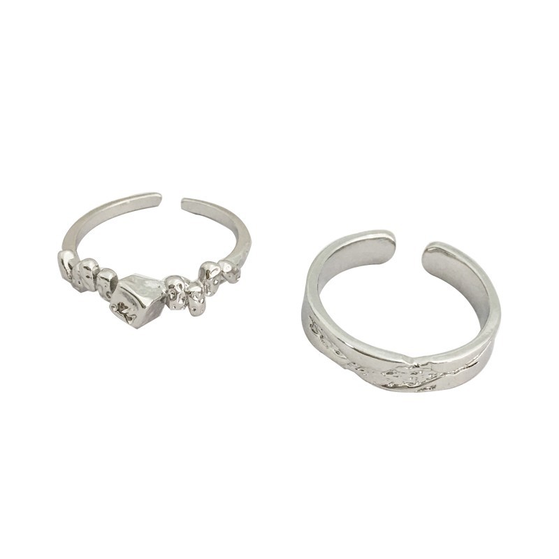 Trendy and versatile open ring, sweet and cool cool ring for women, simple and individual style, niche ins index finger ring Item Picture