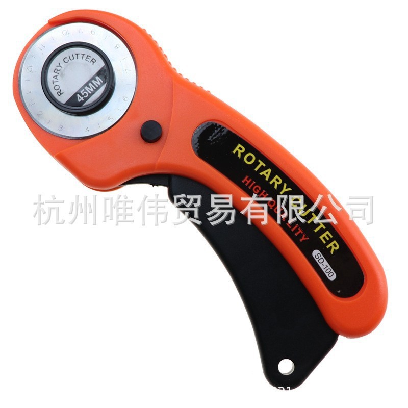 Factory direct sales of fabric cutting wheel knives, 45mm leather cutting knives, handle roller knives, 28MM fabric cutting round blades undefined