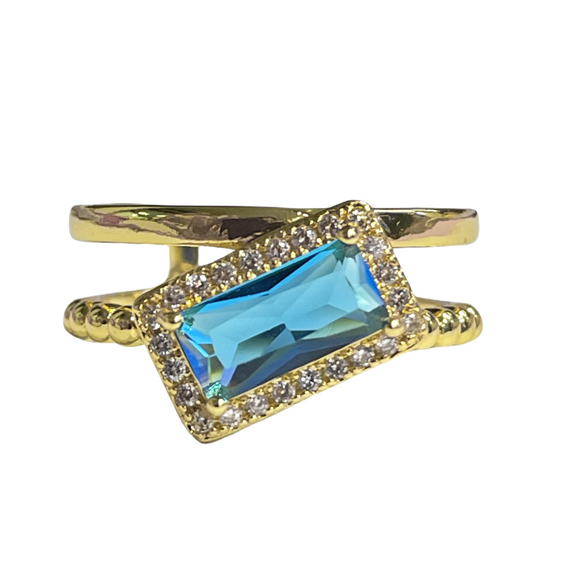 The 2024 new retro and Chinese style brushed heart-shaped opening ring is exquisite, versatile and high-end for women. It's a trendy and cool index ring Item Picture