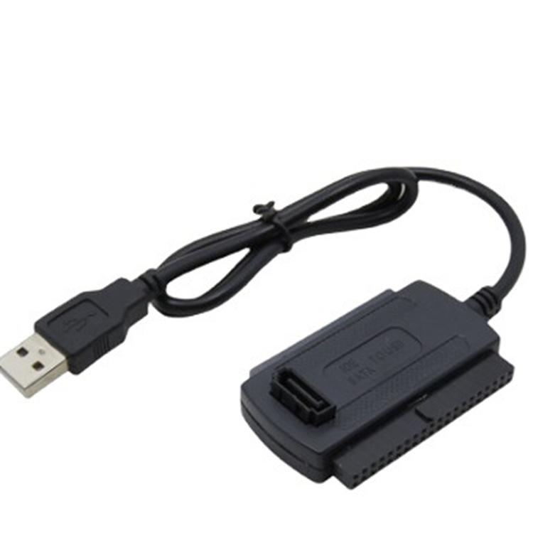 The manufacturer supplies USB2.0 to IDE/SATA three-in-one adapter cables and USB2.0 to IDE easy-to-drive cables Application Scenario