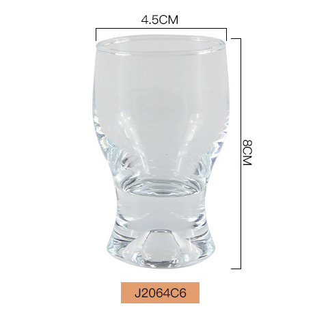 Green Apple creative waist-shaped small wine glass, bullet cup, spirits swallow cup, glass white spirit cup, can be printed with LOGO Application Scenario