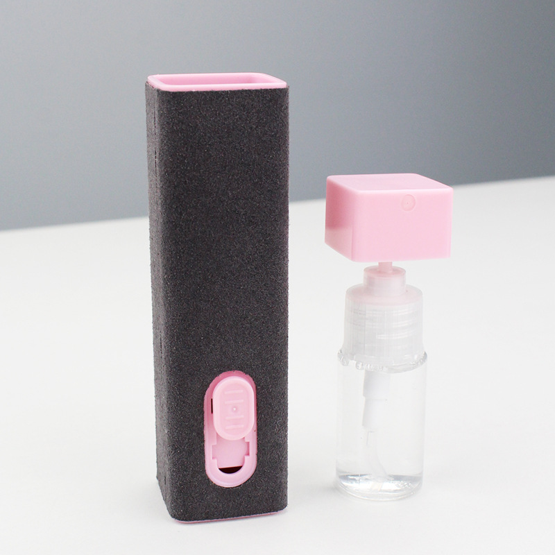 Portable mobile phone screen cleaning brush, multi-functional car central control LCD screen cleaner spray wholesale Item Picture