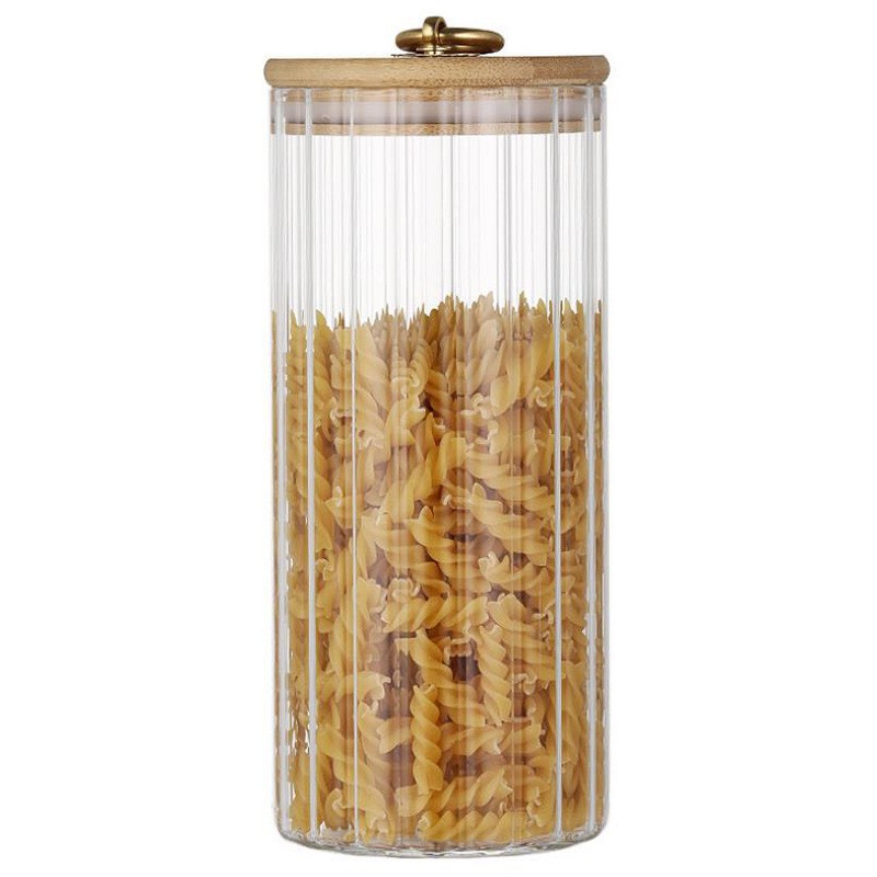 Japanese-style glass sealed jars, condiment sealed jars, food flower tea jars, household storage jars, pepper and melon seed storage jars Item Picture