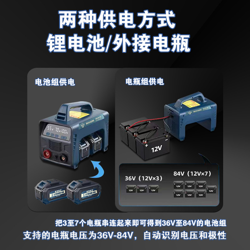 New type lithium battery welding machine, cordless portable battery DC small welding machine, rechargeable MIG welding machine Application Scenario