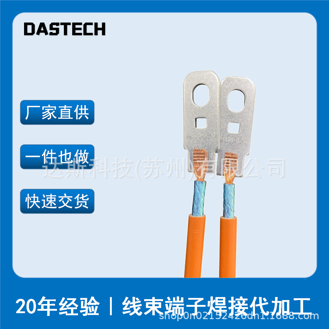 Das wire harness terminal welding contract manufacturing, wire harness crimping and shaping welding, new energy vehicle trial welding processing company full figure