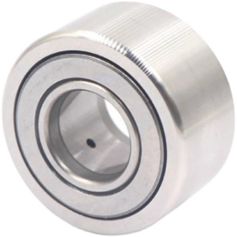 NATR Support roller needle bearing lathe center rest heavy-duty double-row thickened and widened roller model List 20 Specification drawing