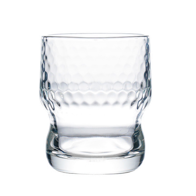 Iced Americana coffee cup, high-appearance-level internet-famous glass cup, Ins-style creative hammer-patterned cup, juice drink milk tea cup Item Picture