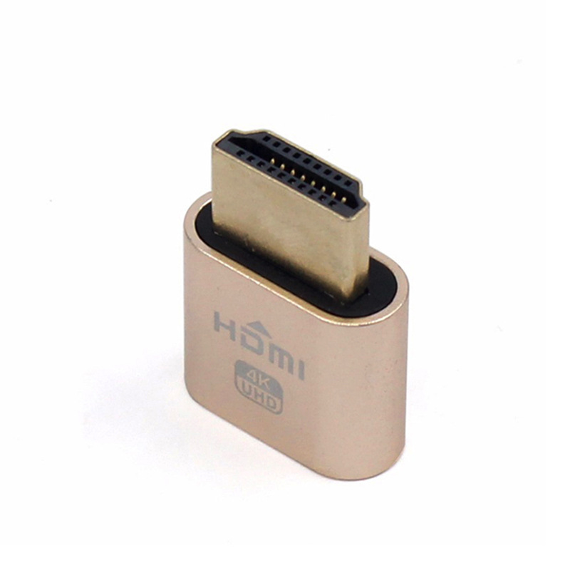 Graphics card spooker HDMI dummy plug Dummy load simulation high-definition Lock Screen Treasure virtual display Item Picture