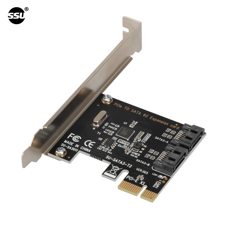 Desktop pci-e to sata3.0 expansion card, sata3.0 adapter card, hard disk expansion card, SATA6GB interface Application Scenario