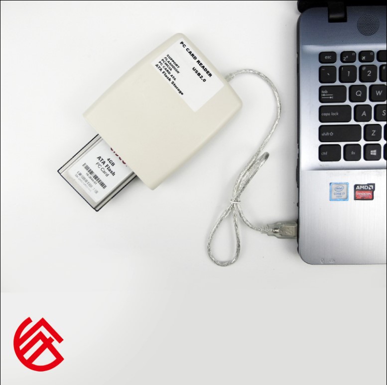 68-pin PCMCIA high-speed pc card reader for reading ATA cards, FLASH DISK cards and industrial storage cards Specification drawing