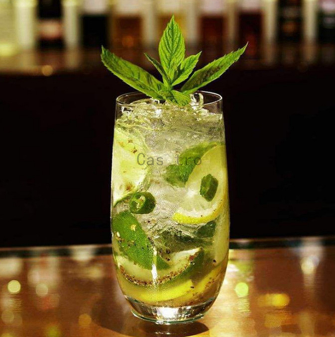 Cocktail cups, bar Colin cups, mojito cups, creative cocktails, crystal glass, internet-famous set cups full figure