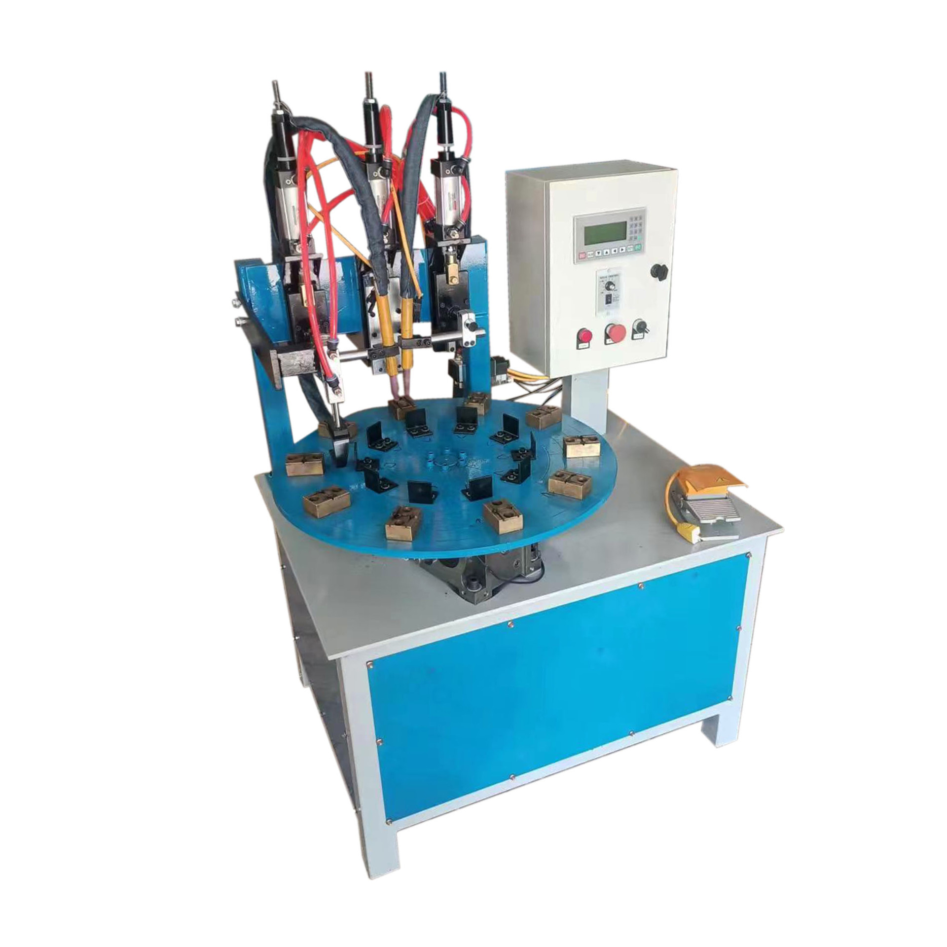 Non-drilling basin frame, semi-automatic argon arc welding machine, straight seam welding, spot welding machine, non-standard stainless steel ring seam, multi-functional Item Picture