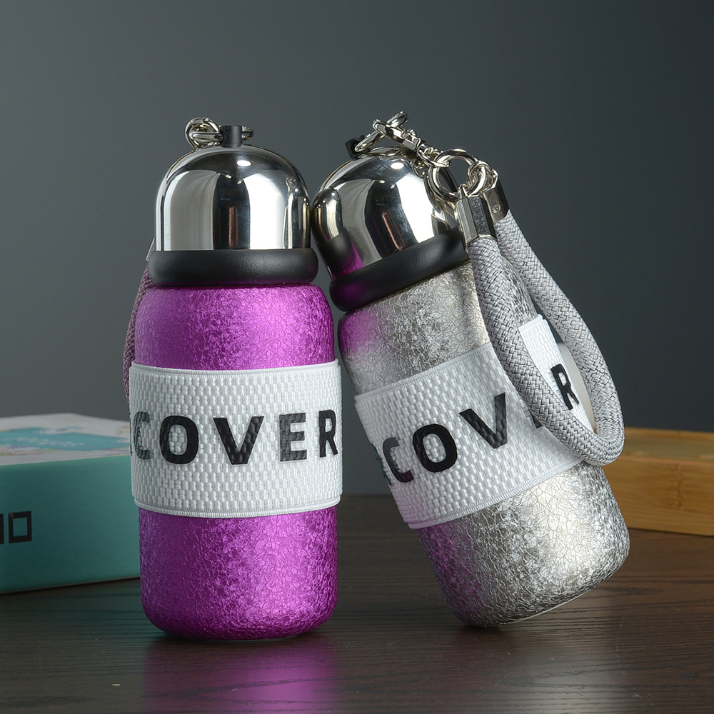 New pure titanium insulated cup, pocket portable cup, high appearance level, women's portable double-layer titanium water cup, mini handle cup Application Scenario