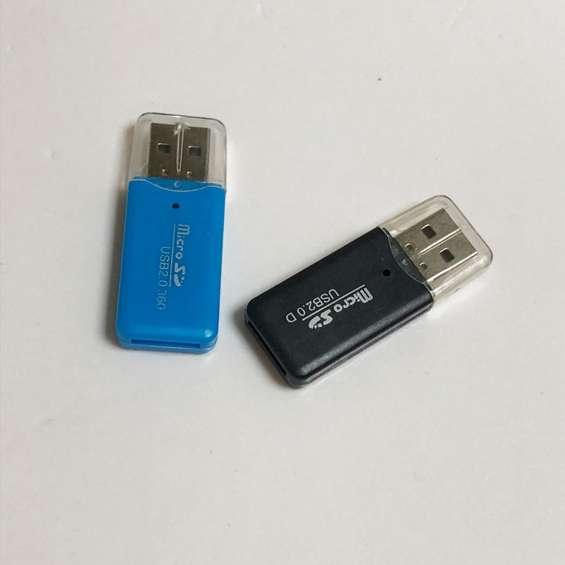 Wholesale ice-cool card readers, microSD/TF card/mobile phone memory card USB 2.0 card readers from the manufacturer Specification drawing