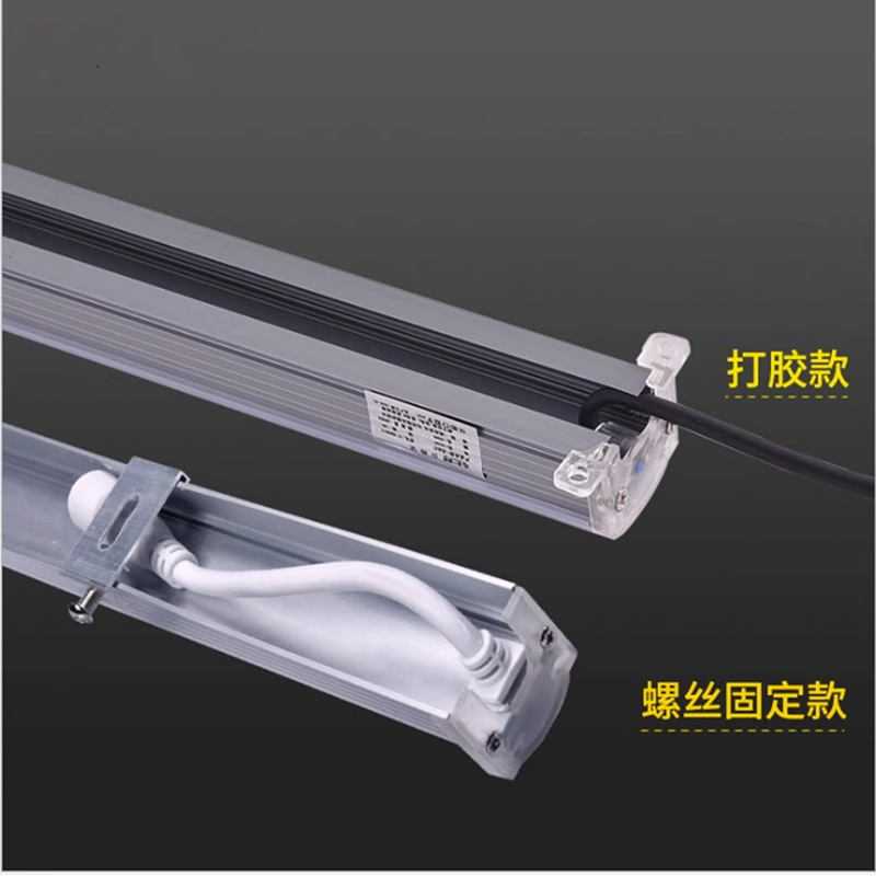 led digital tube guardrail tube, outdoor seven-color color-changing running horse neon light, single-color aluminum material line light, storefront advertisement details Picture