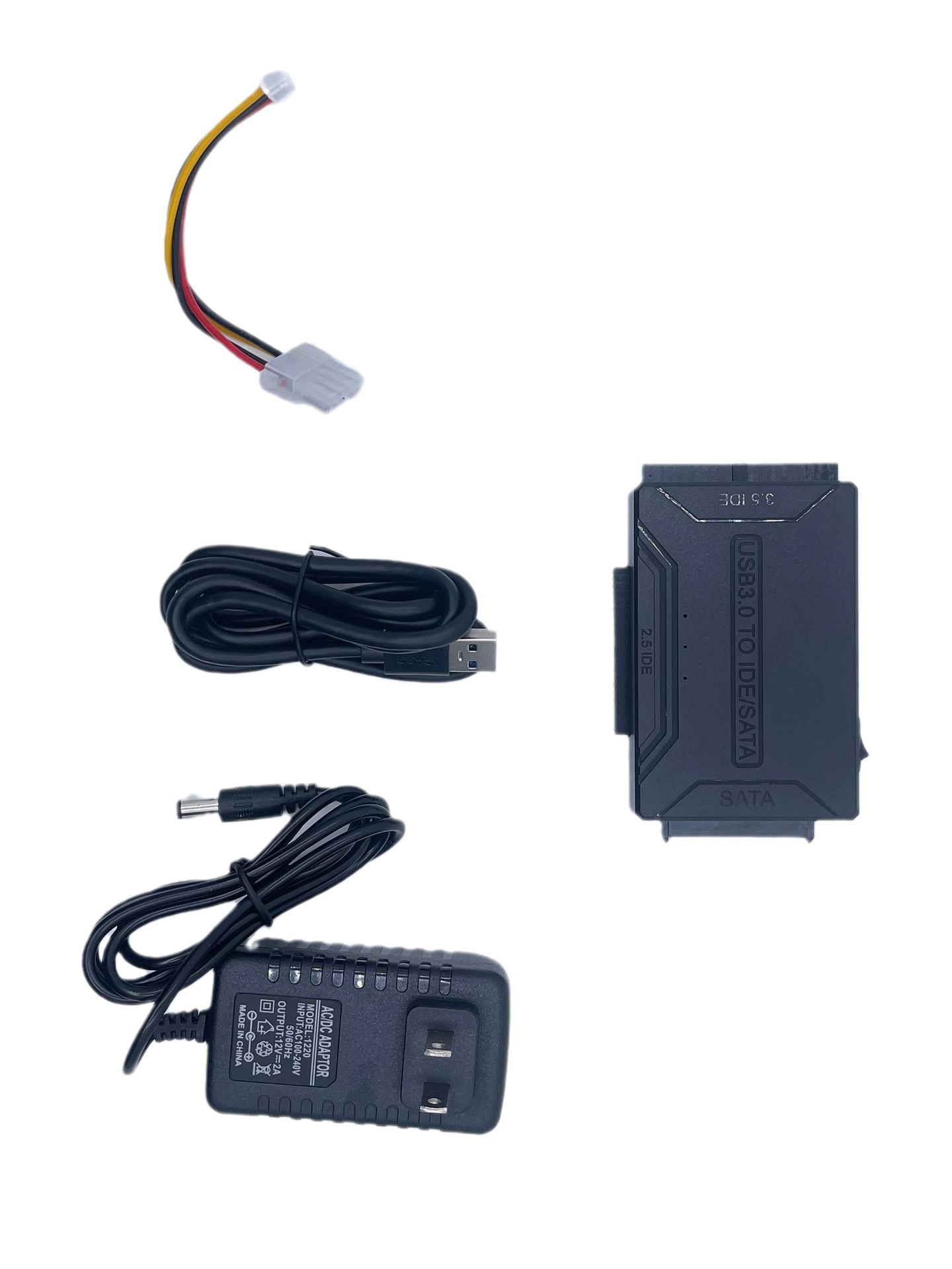 The serial port SATA parallel port IDE three-in-one easy drive cable is compatible with 2.5-inch and 3.5-inch hard disks, desktop drives and optical drives Application Scenario