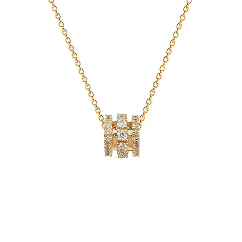 Dongdaemun trendy accessories, niche design style, collarbone chain, non-fading titanium steel necklace, women's light luxury versatile necklace Item Picture