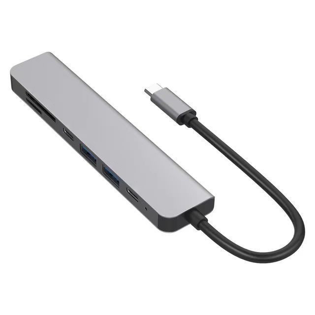 Type-c 7-in-1 docking station, multi-functional mobile phone, laptop, USB Hub, high-definition HDMI, 4K hub details Picture