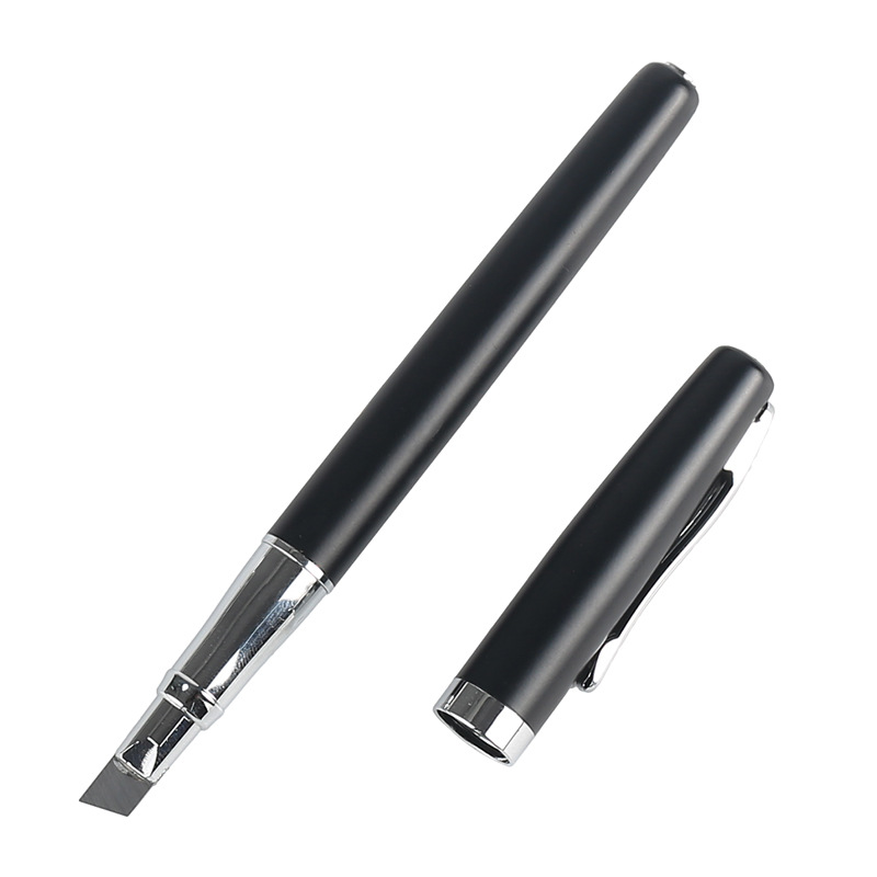 Beveled tungsten steel pen-type optical fiber cutting knife, optical fiber cutting pen, optical fiber stroke pen for cutting optical fibers full figure