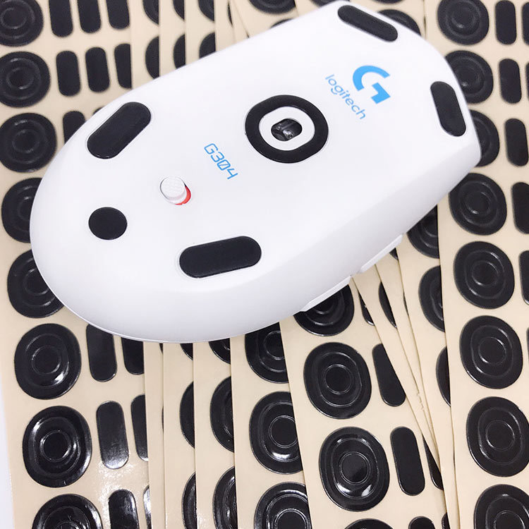 Factory wholesale G304/G305 mouse foot stickers in stock Specification drawing