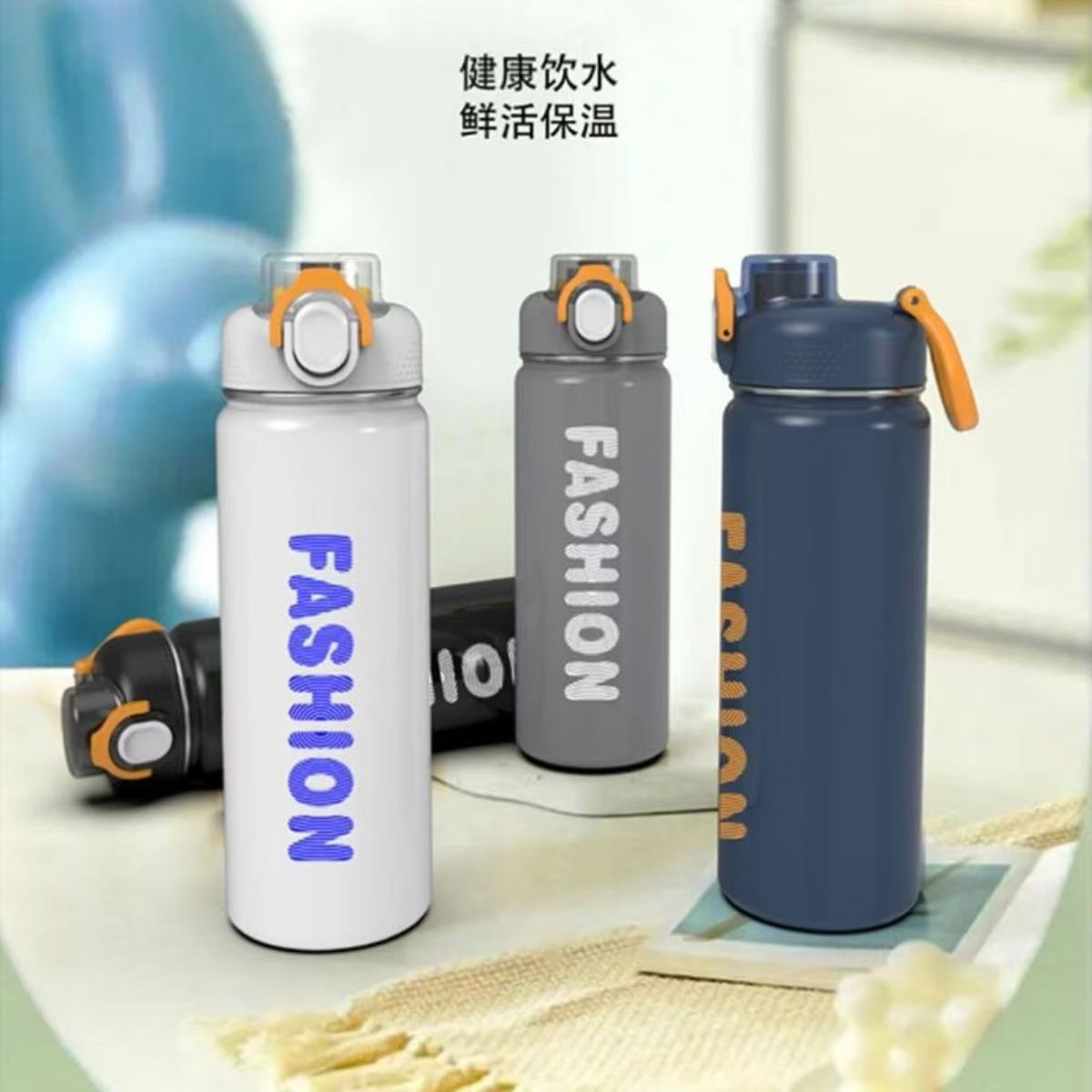 Simple yet highly attractive 316 stainless steel insulated cup, student portable water cup, food-grade stainless steel straw cup details Picture
