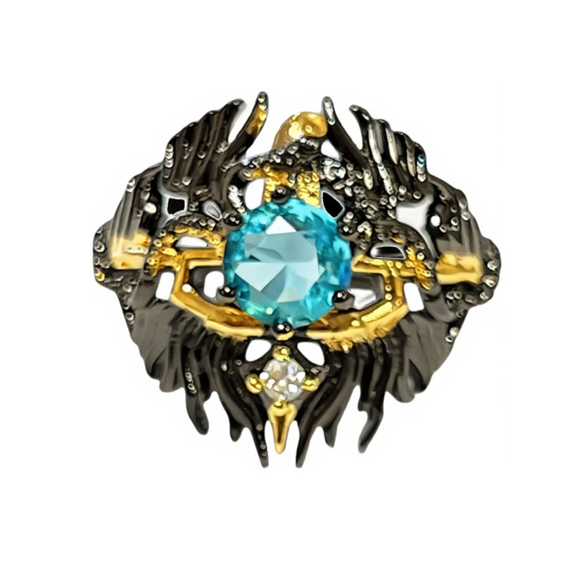 Halloween-themed dark atmosphere ghost spider personality ring, gender-neutral punk niche cool ring Item Picture