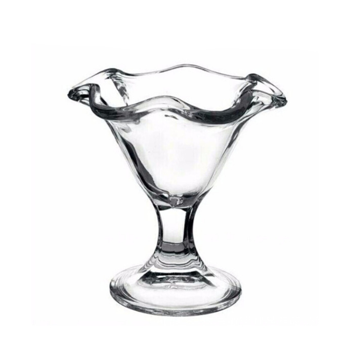 Creative ice cream dessert cup, glass tall leg, ins-style ice cream dessert, ice cream cup, fruit smoothie cup Item Picture