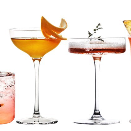 Japanese cocktail cups, grilled flower highball cups, light and thin series Martini cups, Singapore Commander cups, long drinking cups Item Picture