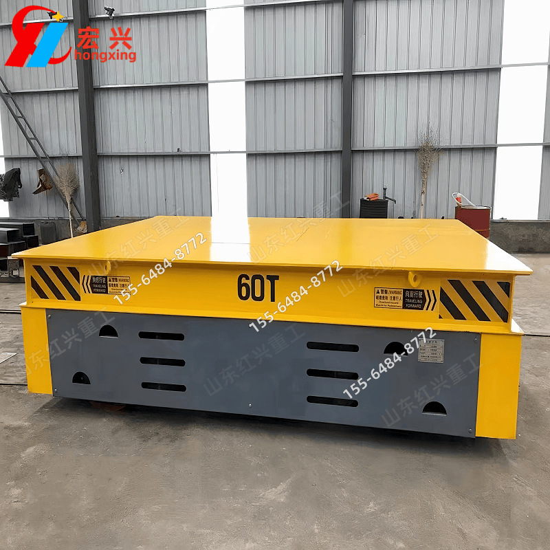Flatbed electric flat car, four-wheel handling car, trackless electric floor flat car, industrial track floor flat car, 20 tons, 30 tons undefined