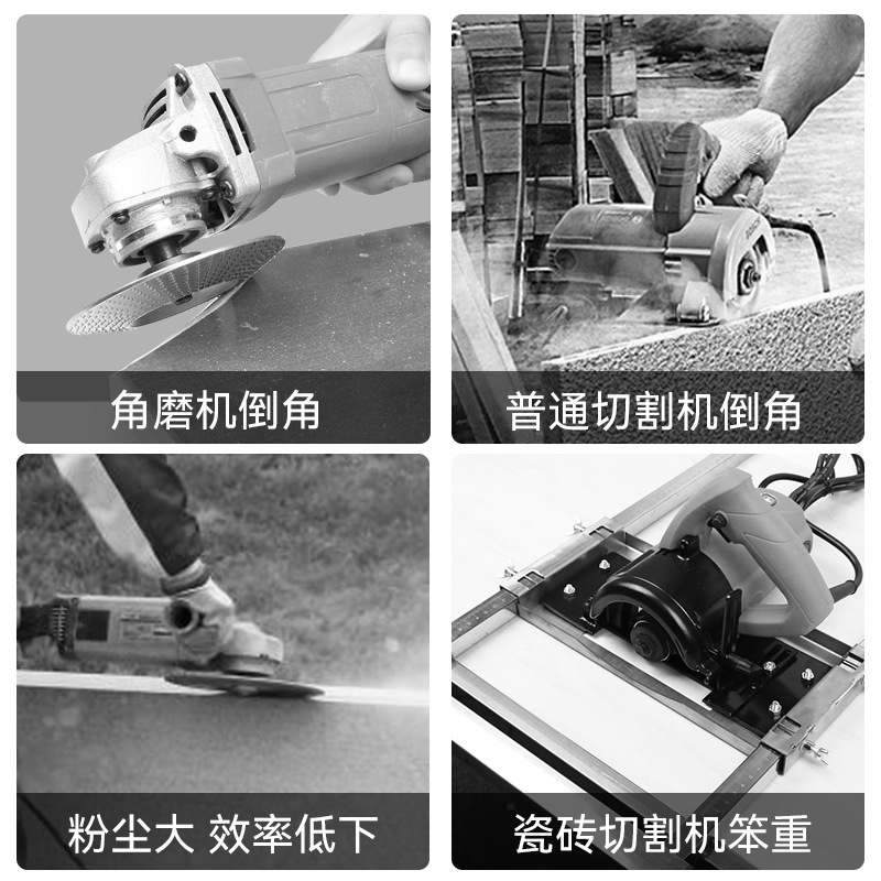 Cross-border Angle grinder, tile chamfering machine, portable 45-degree chamfering tool, a portable chamfering tool specially designed for masons Item Picture