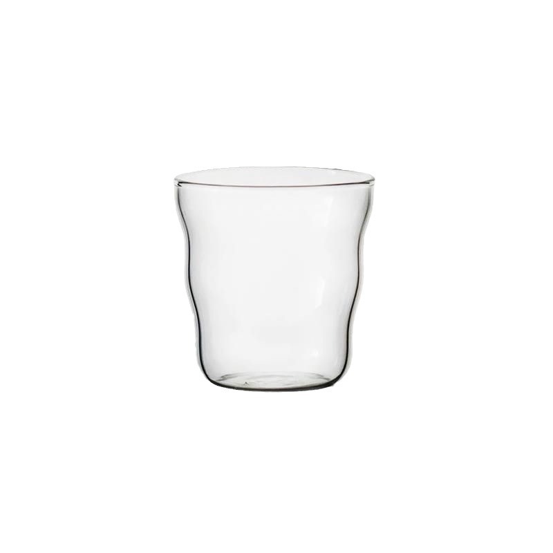 High borosilicate high-temperature resistant transparent cloud glass water cup, coffee glacier glass cup, American latte beverage glass cup Item Picture