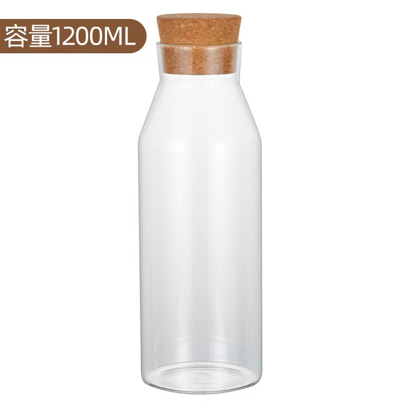 High borosilicate sealed cans, household storage cans, storage cans for grains and cereals, coffee bean sealed cans Specification drawing