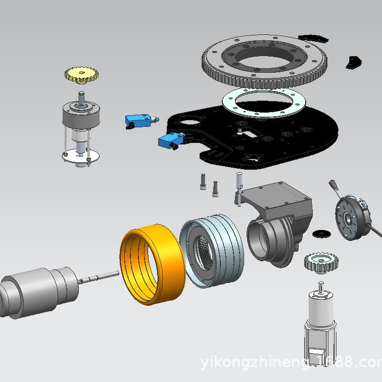 The steering wheels, drive wheels and AGV small wheels for intelligent mobile robots feature high torque and precision Specification drawing