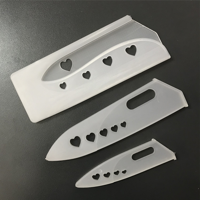 Kitchen knife covers, knife shells, PP plastic knife covers, portable knife sheaths, kitchen knife covers, fruit knife covers, transparent covers full figure
