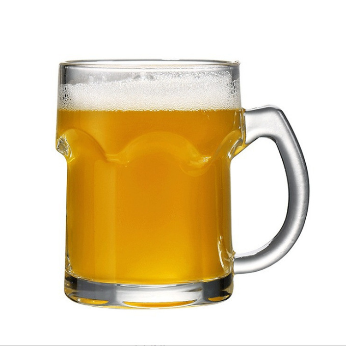 Glass draft beer cups, fruit tea cups, mojito cups with handles, summer juice cold drink cups, drinking cups Item Picture